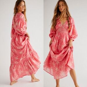 Free People Golden Hour Maxi Dress in Pink, Size XS